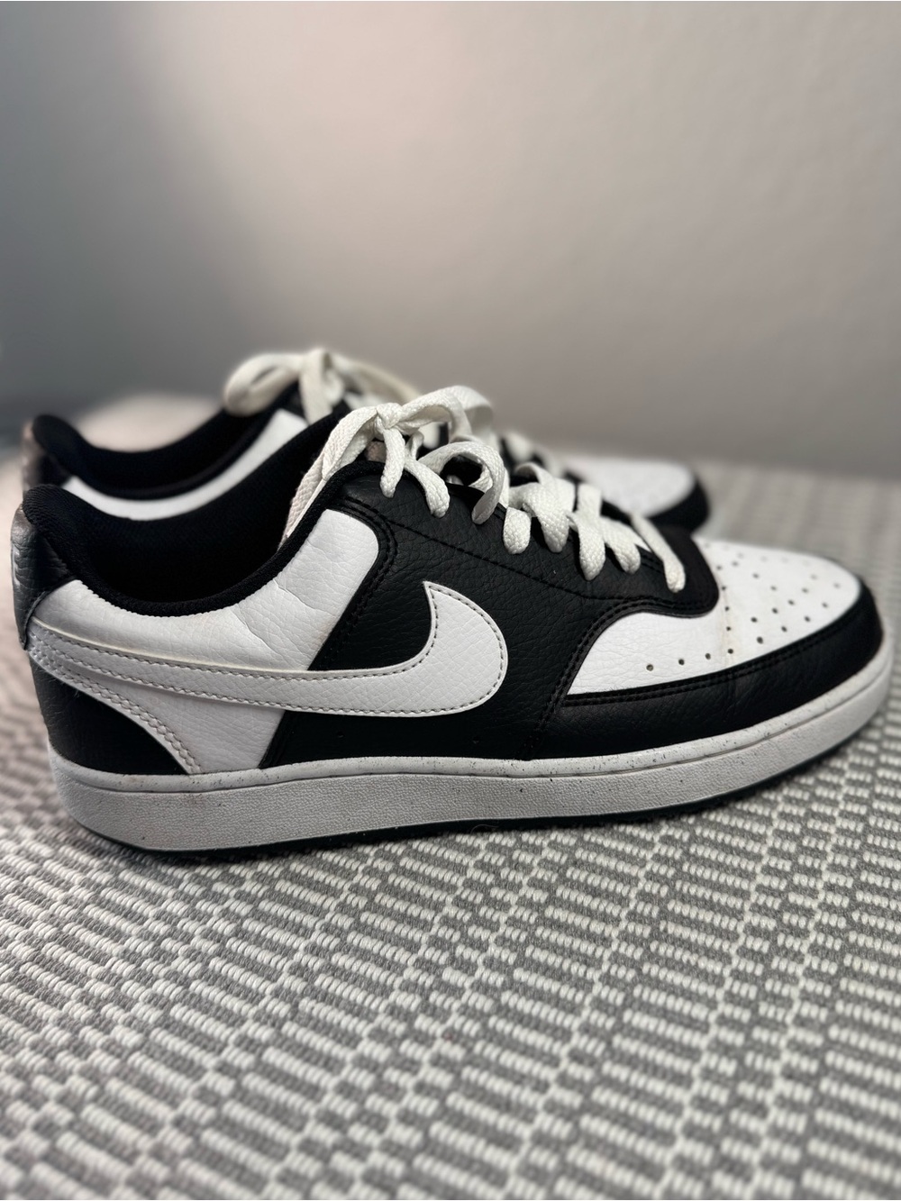 Nike black & white Court Vision Low Men's Sneakers size 8 (women 9.5) - Picture 9 of 15